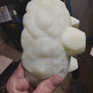 Fenton uranium glass bowl